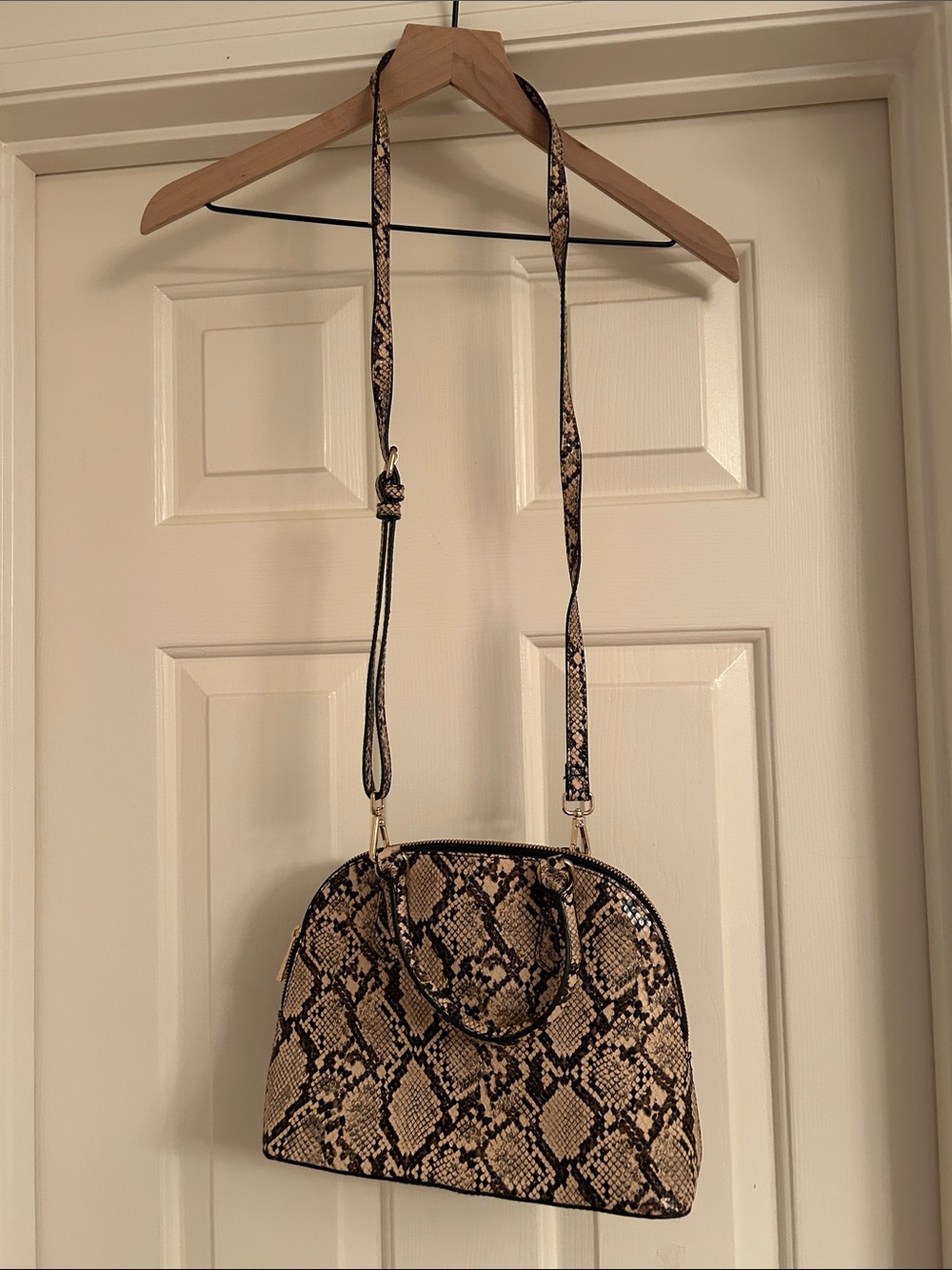 A new day snake print purse